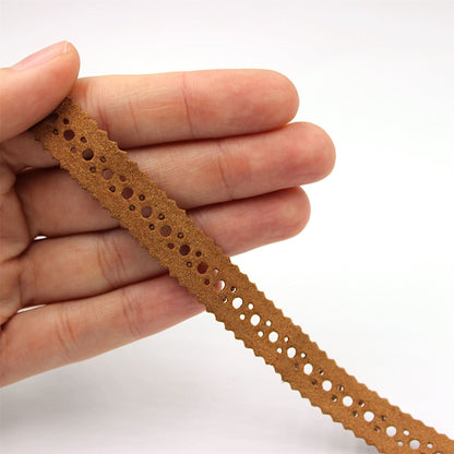 Punched Suedette Braid 12mm 8137