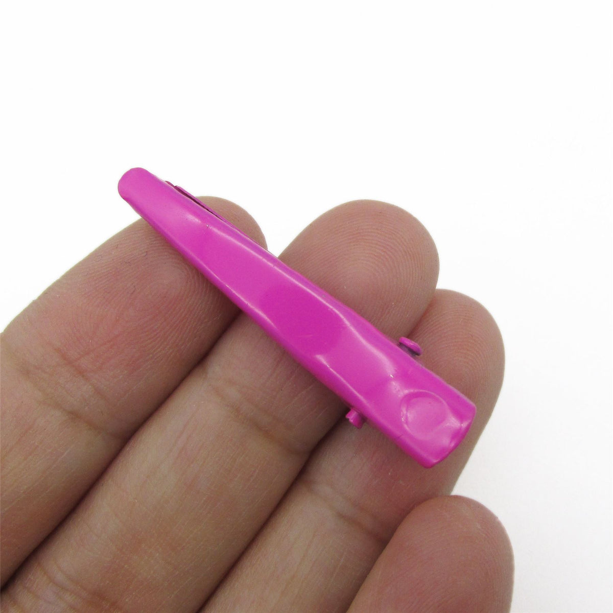 Coloured Metal Crocodile Clip - 40mm x 10pcs - 5236