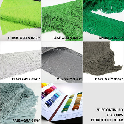 Chainette Cut Fringe Acetate x 1m - 9540-10cm