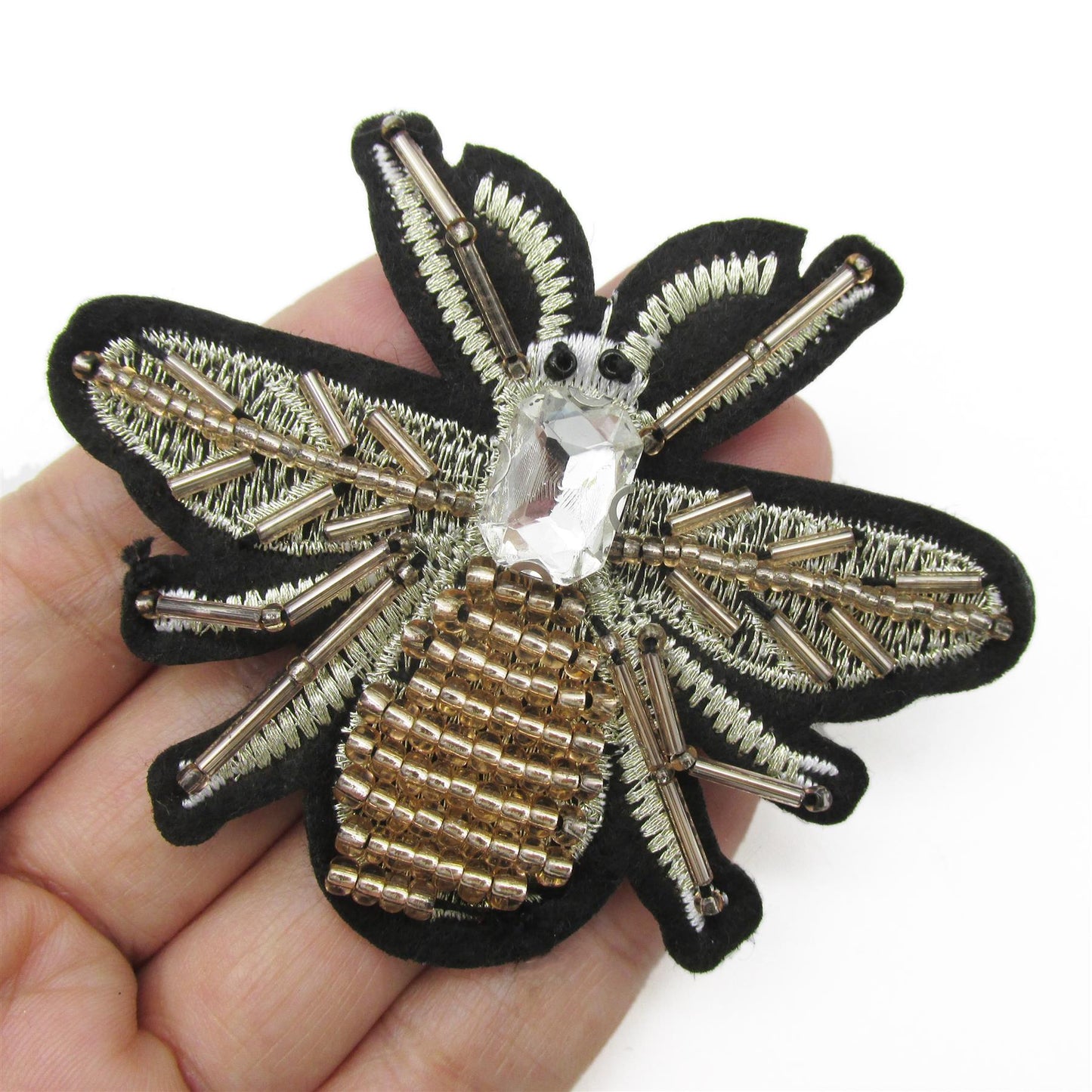 Beaded Insect Motif - 8cm - 7432