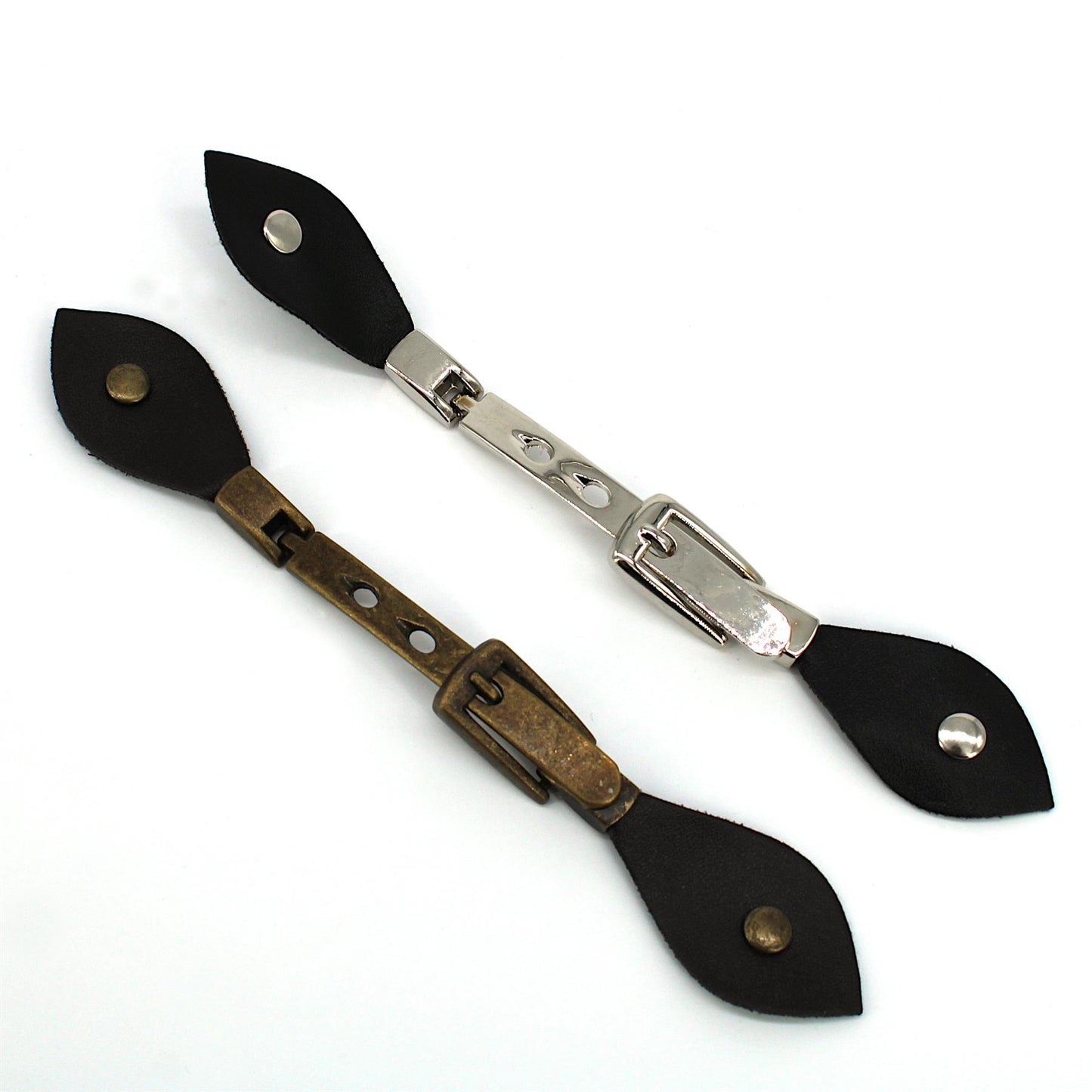 Faux Leather and Metal Buckles - 13cm - 7085