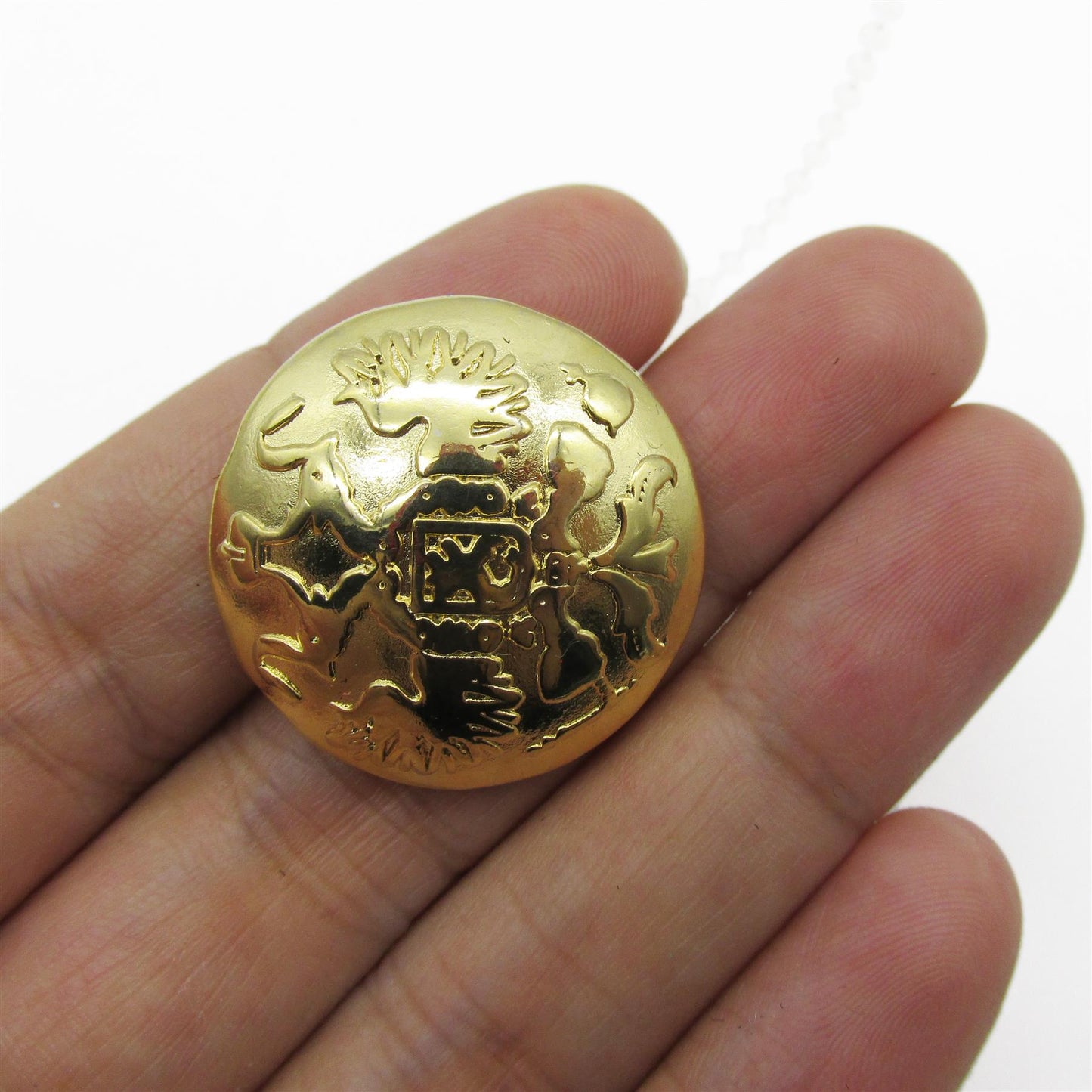 Metal Shield Button - 4394