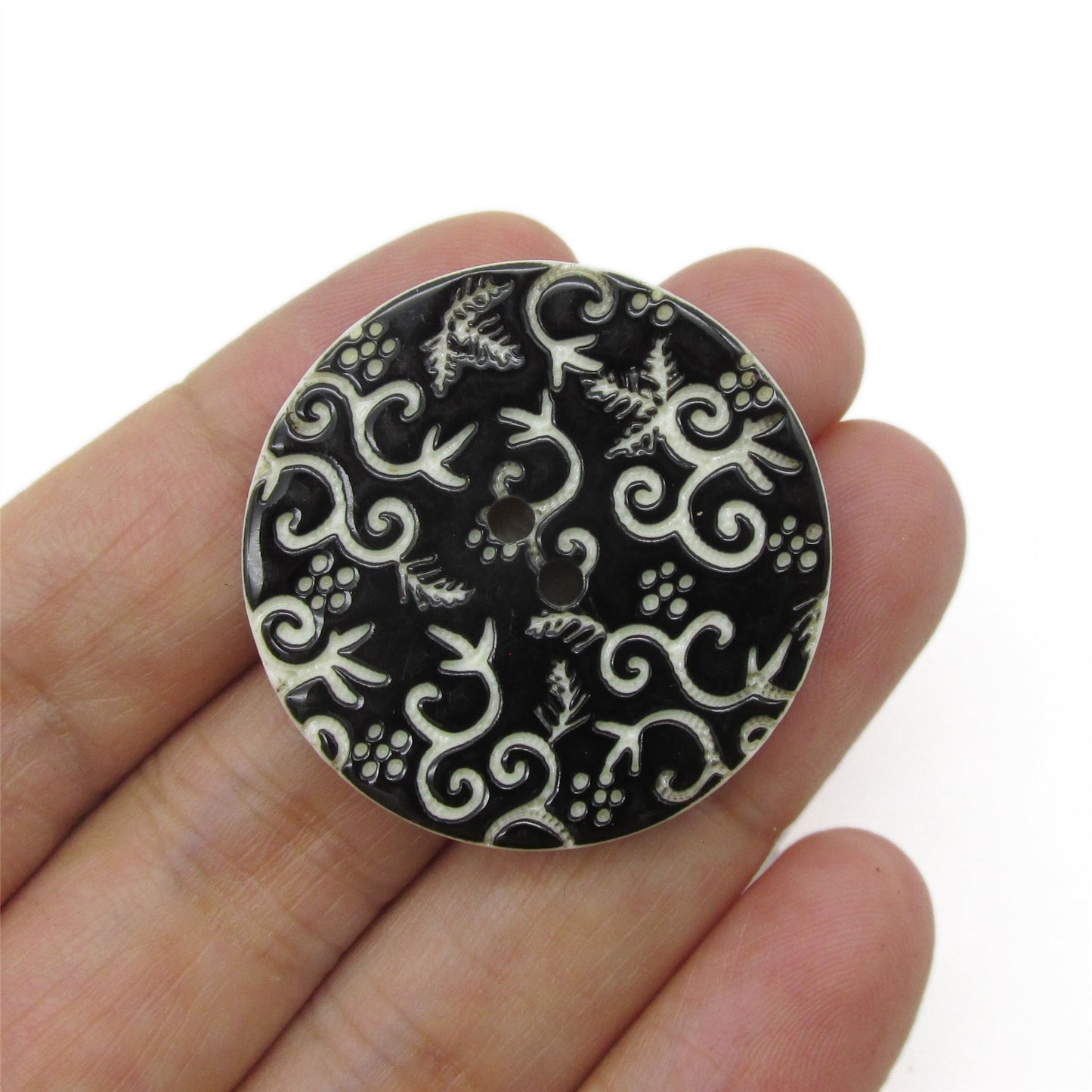 Decorative Leaf Buttons - 4414