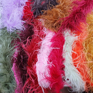 1 Metre Ostrich Feather Boa 3 ply BO001