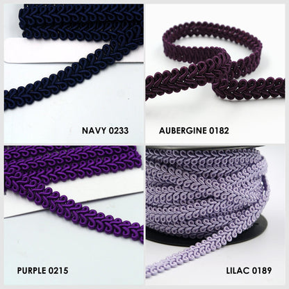 Gimp Braid In Feather Design 12mm 9893