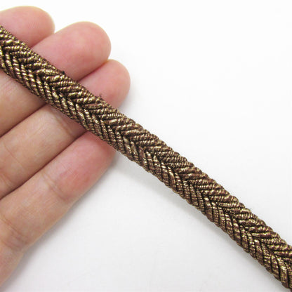 Lurex Herringbone Braid 10mm 7610