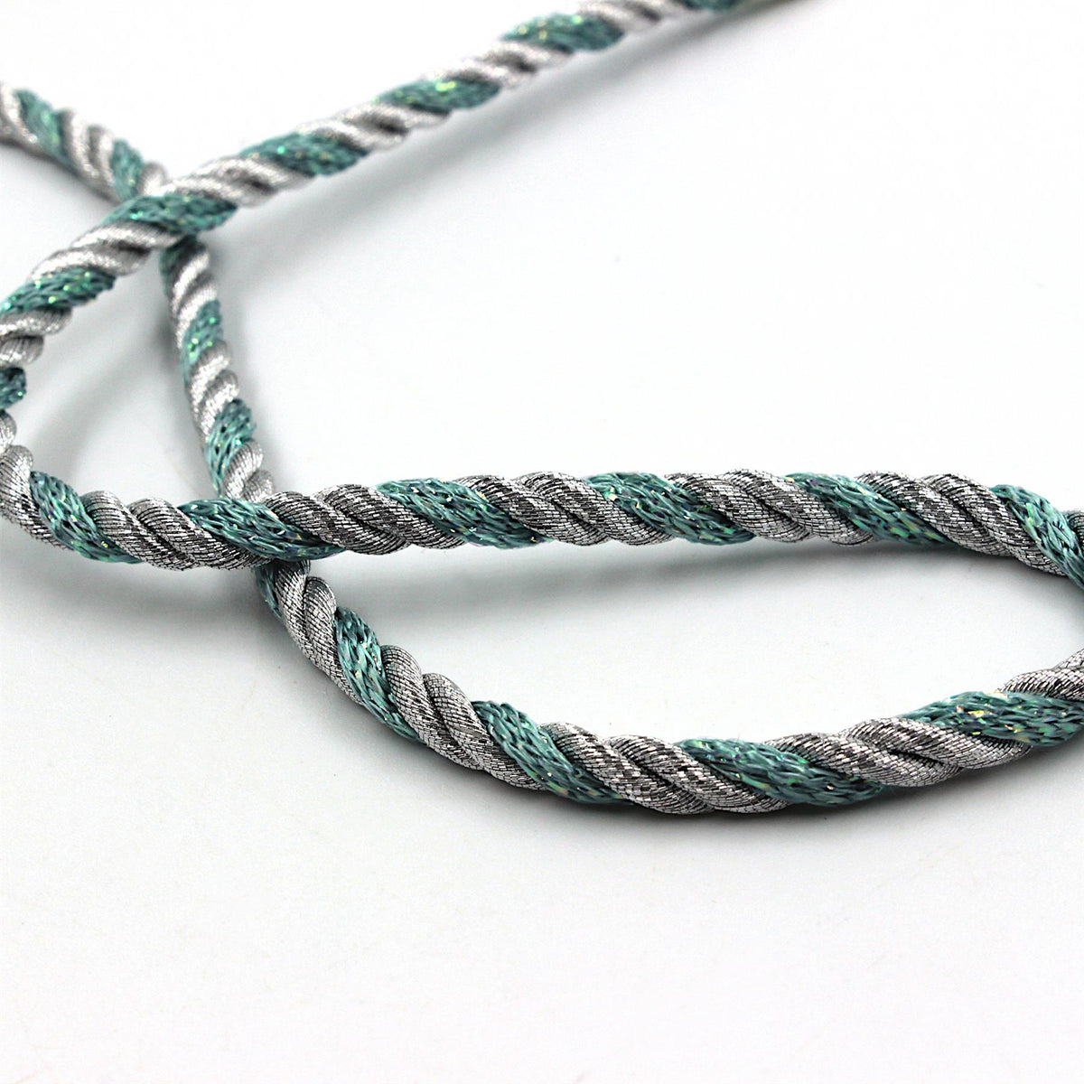 Dual Colour Twisted Metallic Cord - 5mm - by the metre - 9083