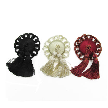 Double Key Tassel with Circular Head - 10cm - 9120