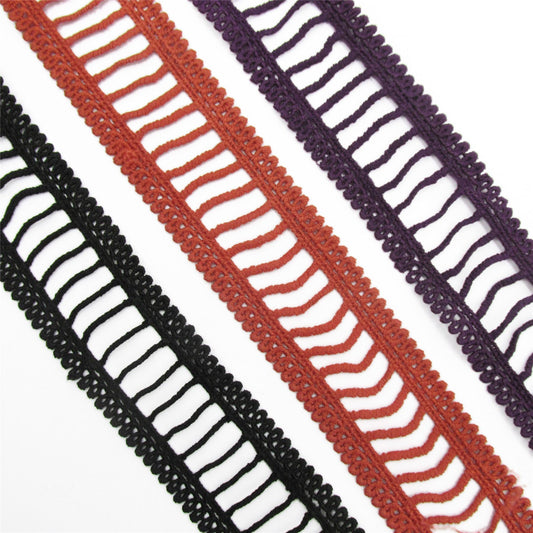 Looped Edge Ladder Lace 40mm 7424