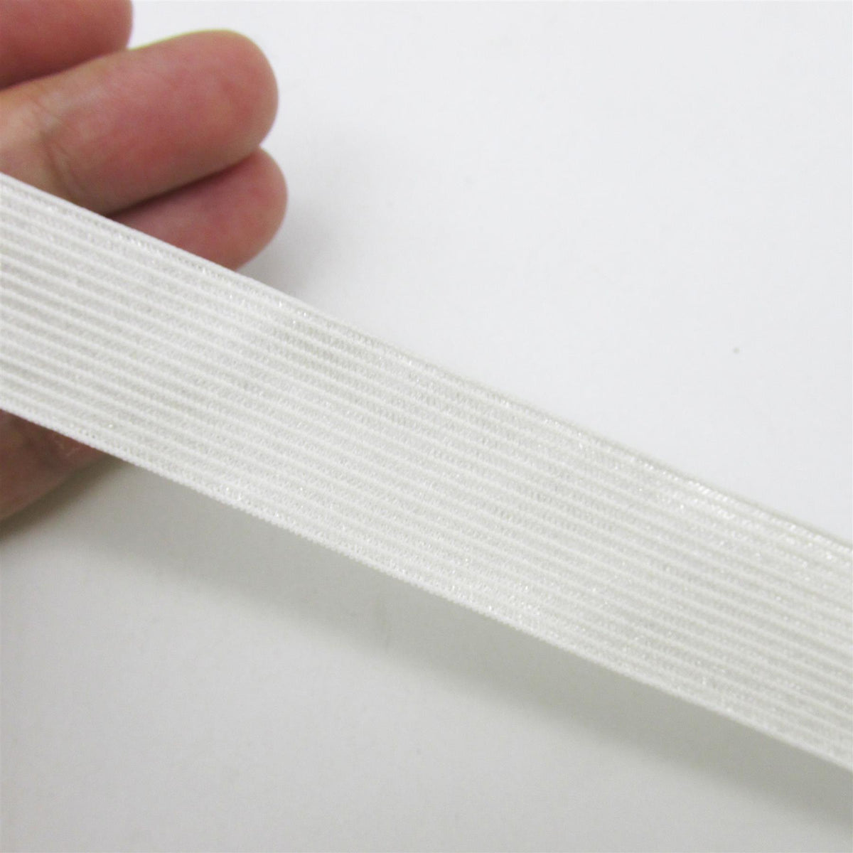 Satin Elastic - Ivory - 20mm - by the metre - 9775