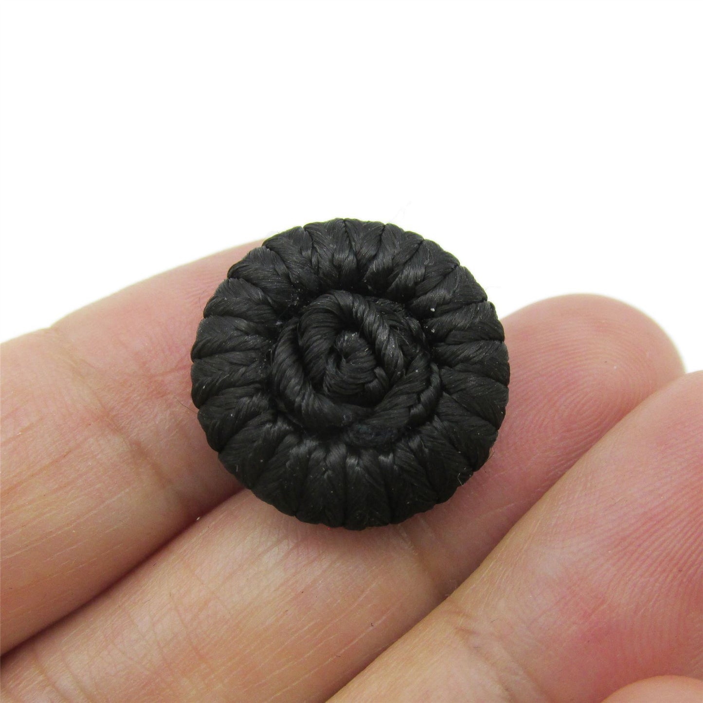 Corded Button with Curled Centre - 4361