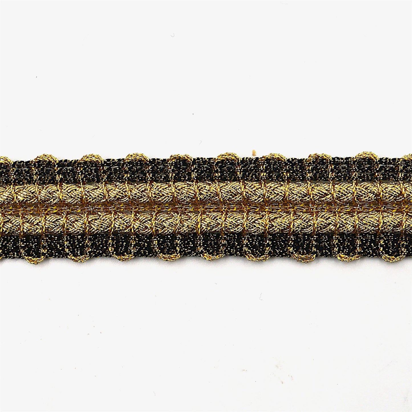 Metallic Braid With Cord Centre 20mm 7699