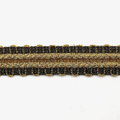 Metallic Braid With Cord Centre 20mm 7699