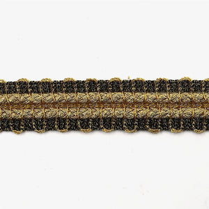 Metallic Braid With Cord Centre 20mm 7699