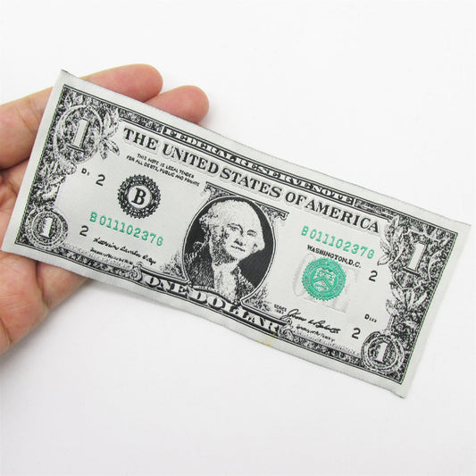 USA Dollar Design Motif - Black - 155mm - 7102