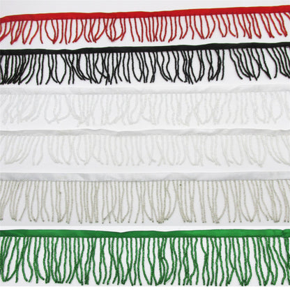 Seed Beaded Fringe - by the metre - 50mm - 7519