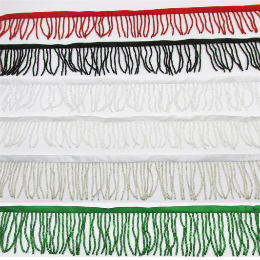 Seed Beaded Fringe - by the metre - 50mm - 7519