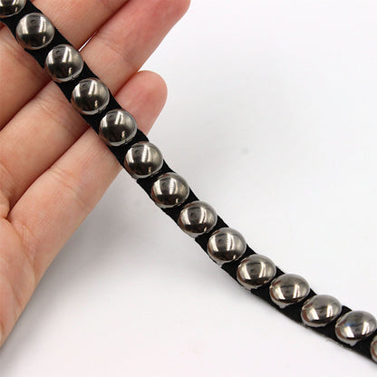 Stud Braid Round Iron-On 10mm 9567