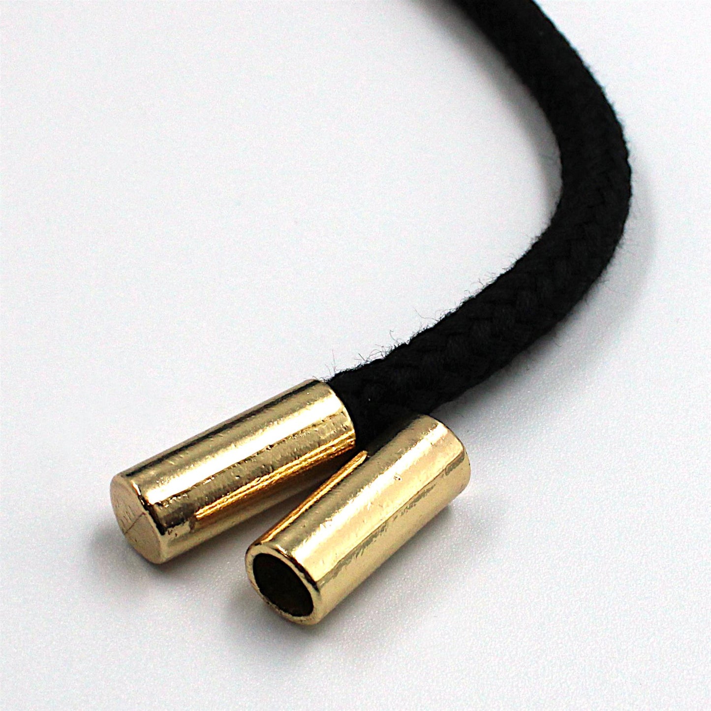 Metal Drawstring Cord End Caps - 6mm x 2pcs - 5599