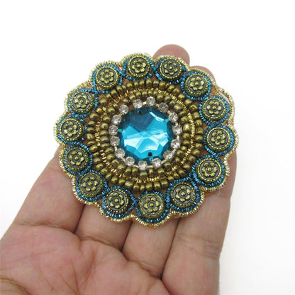 Jewel and Bead Motif 6cm - 9553
