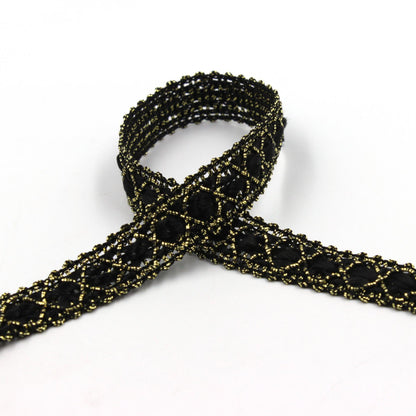 Metallic Gimp And Rayon Braid 15mm 2233