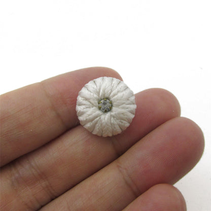 Passementerie Corded Button with Diamante Centre - 4363