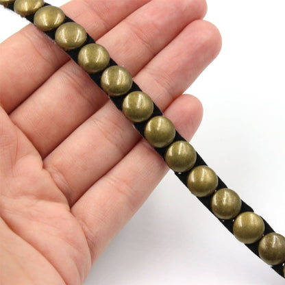 Stud Braid Round Iron-On 10mm 9567