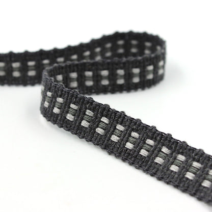 Woven Tri-Stitch Flat Furnishing Braid 18mm x1m - 5566