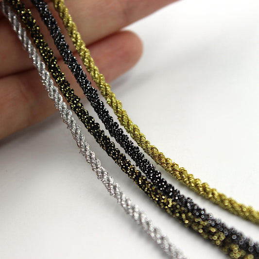 Metallic Twisted Cord 3mm 7991