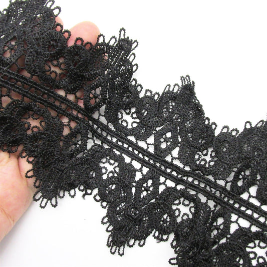 Guipure Double Edged Lace - 10.5cm - by the metre - 5211