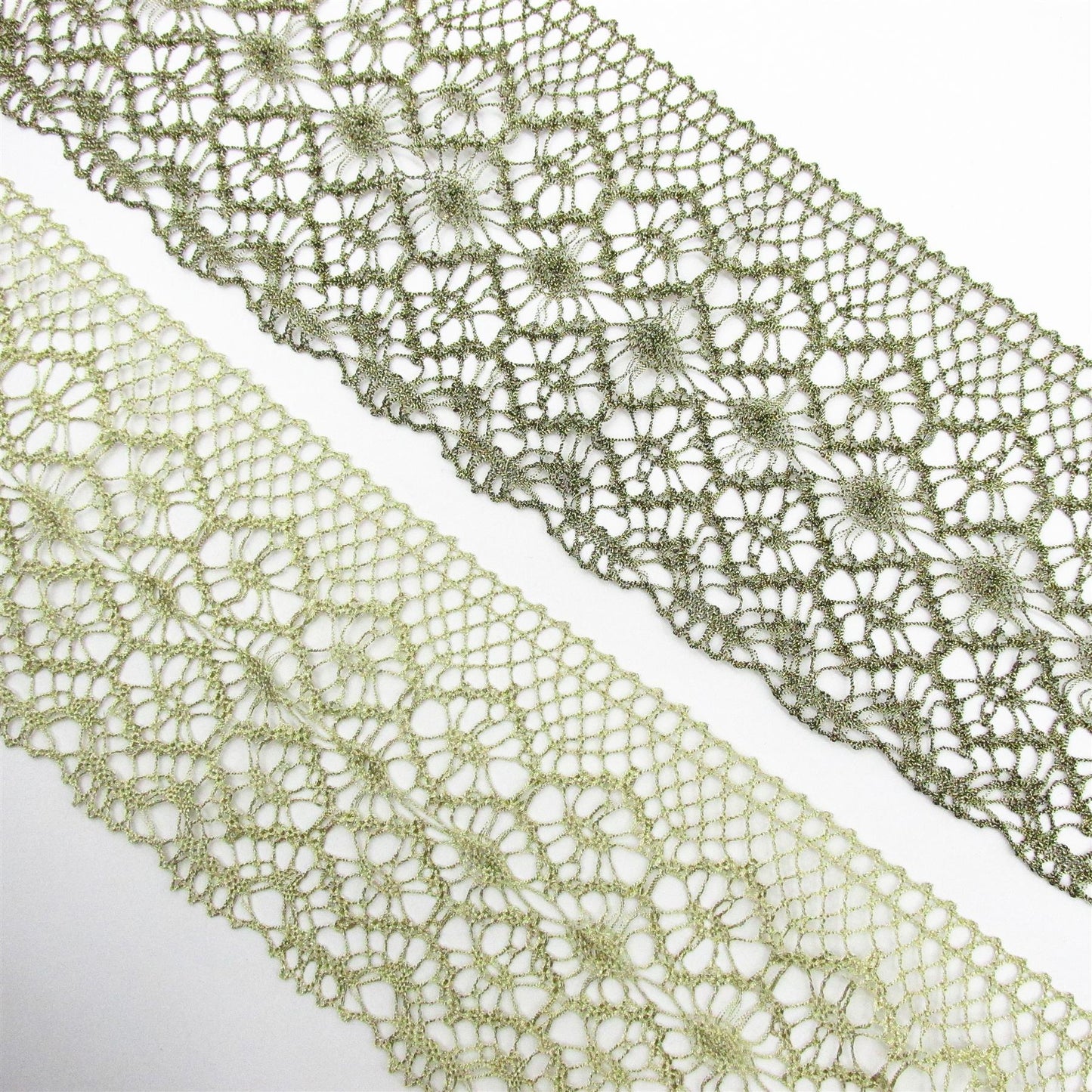 Wide Metallic Lace 10cm x 1m - 9358