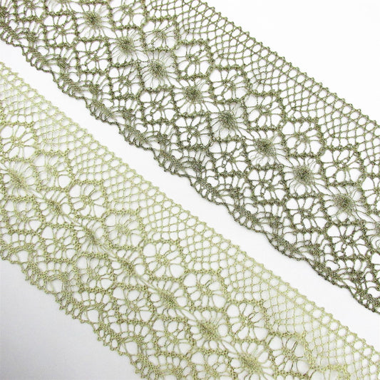 Wide Metallic Lace 10cm x 1m - 9358