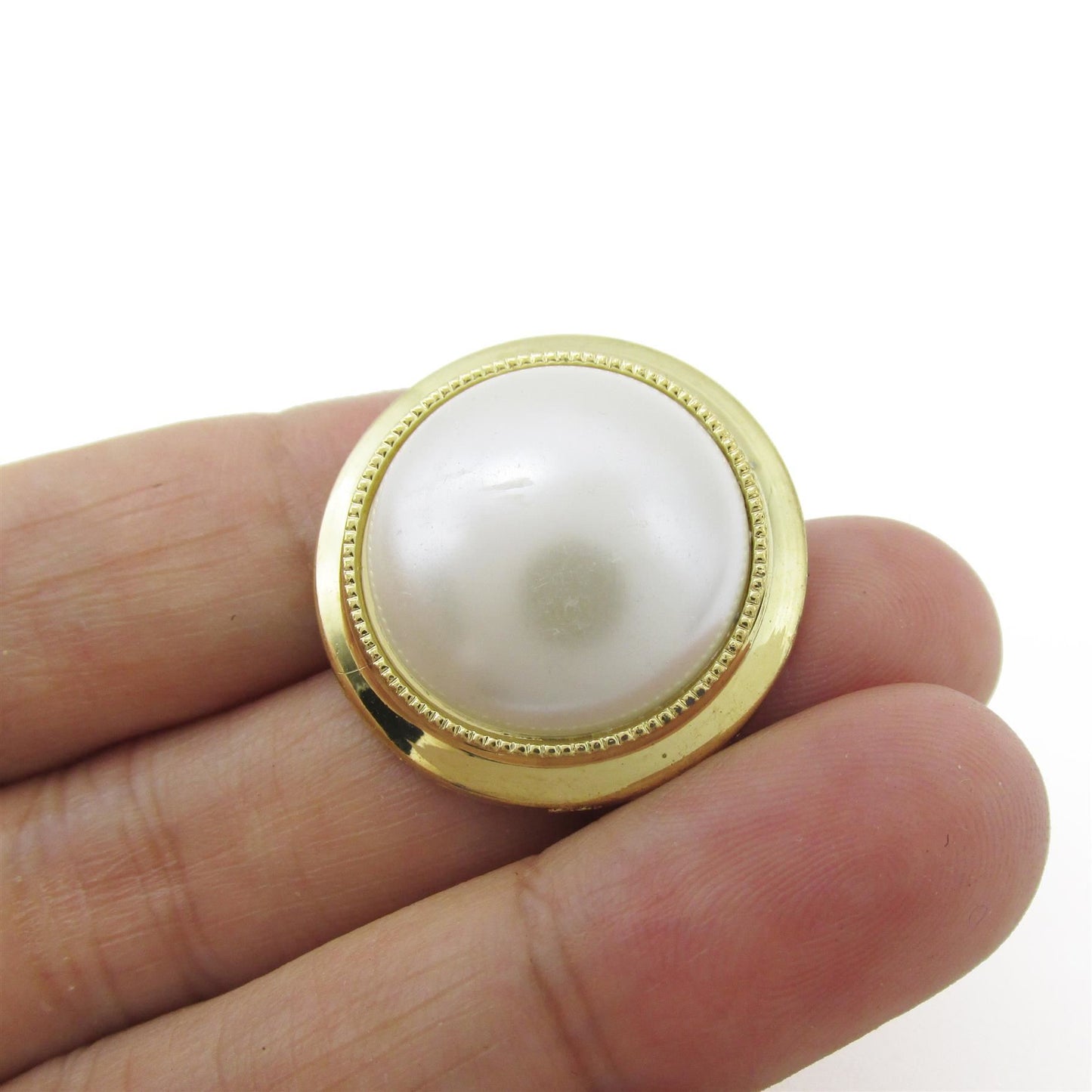 Gold Edge Button - 4385