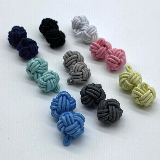 Pair Of Chinese Knot Buttons 10mm 7325