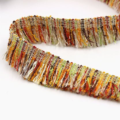 Multi Colour and Metallic Fringe - 20mm - by the metre - 5390