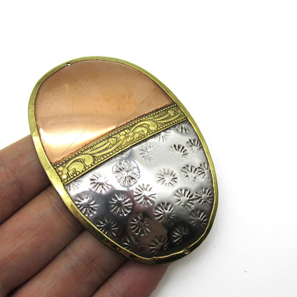 Oval Multi Metal Plate - 9992