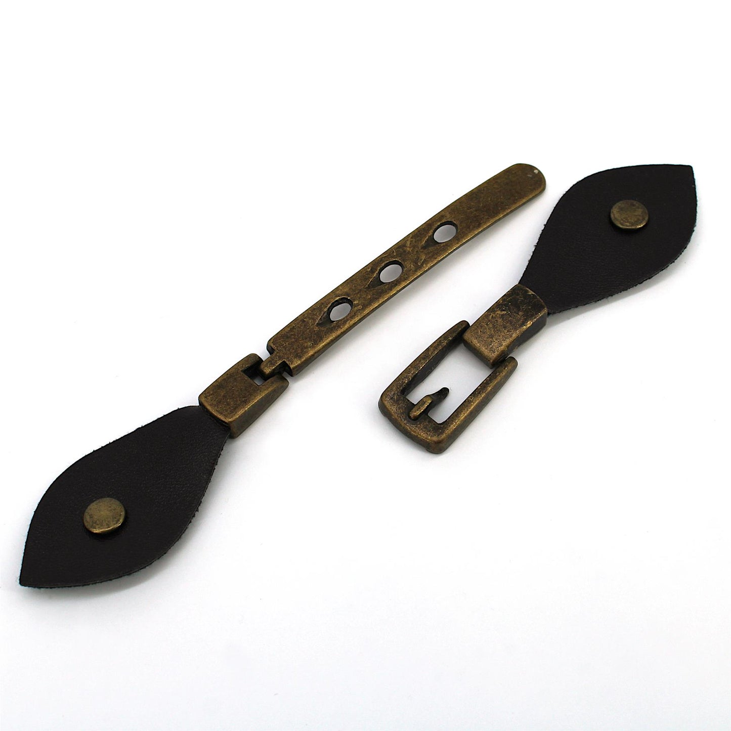 Faux Leather and Metal Buckles - 13cm - 7085