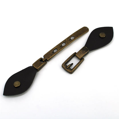 Faux Leather and Metal Buckles - 13cm - 7085