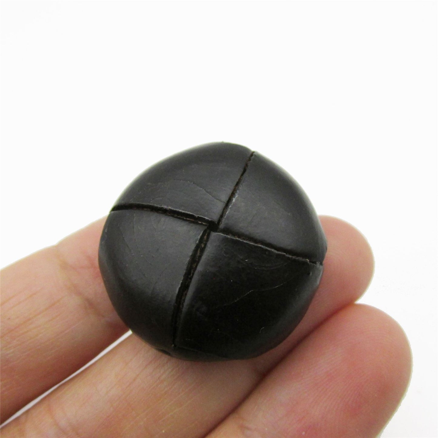 Leather Covered Button - 4418