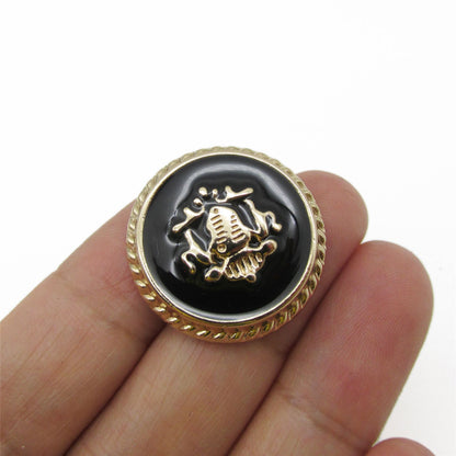 Enamel Shield Button - 6565