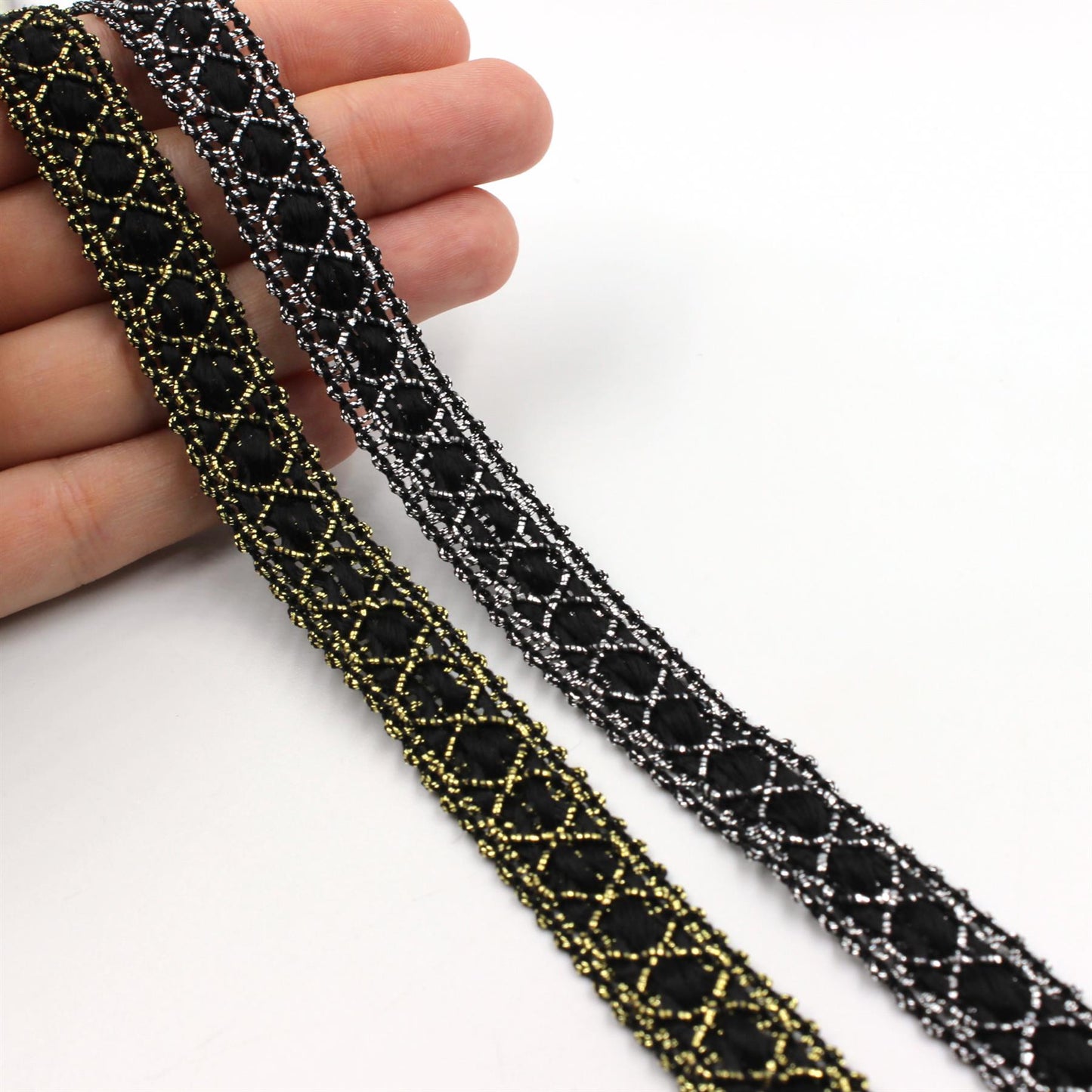 Metallic Gimp And Rayon Braid 15mm 2233