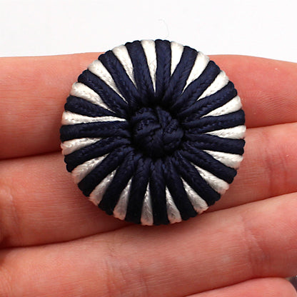 Passementerie Button with Centre Knot - 4357