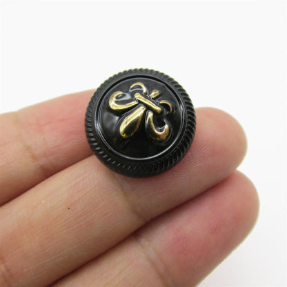 Fleur De Lys Button 4401