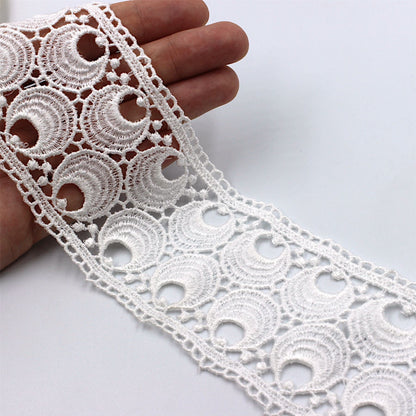 Guipure Lace With Moon Design 65mm 8647