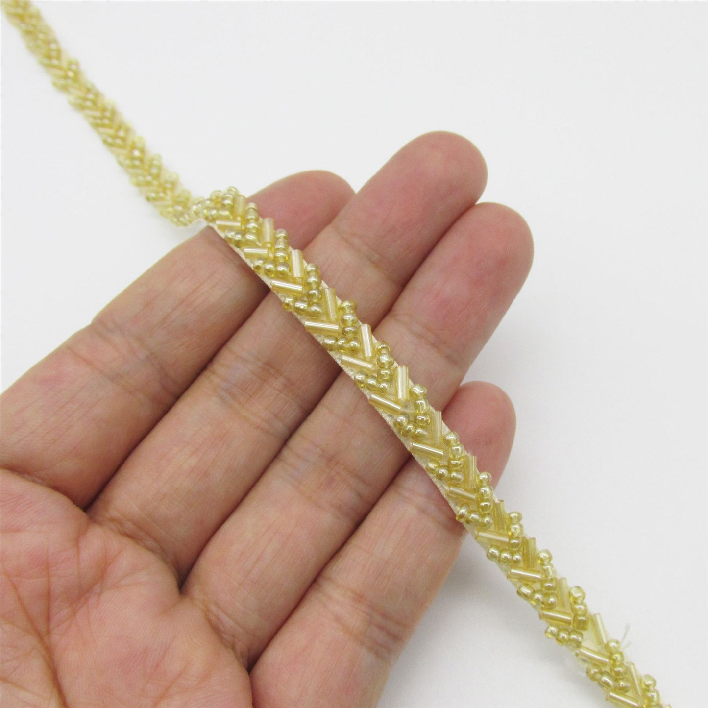 Chevron Beaded Braid 6mm 6347