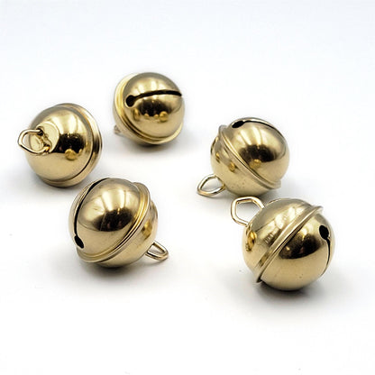 Round Metal Jingle Bells x 100 7053-100