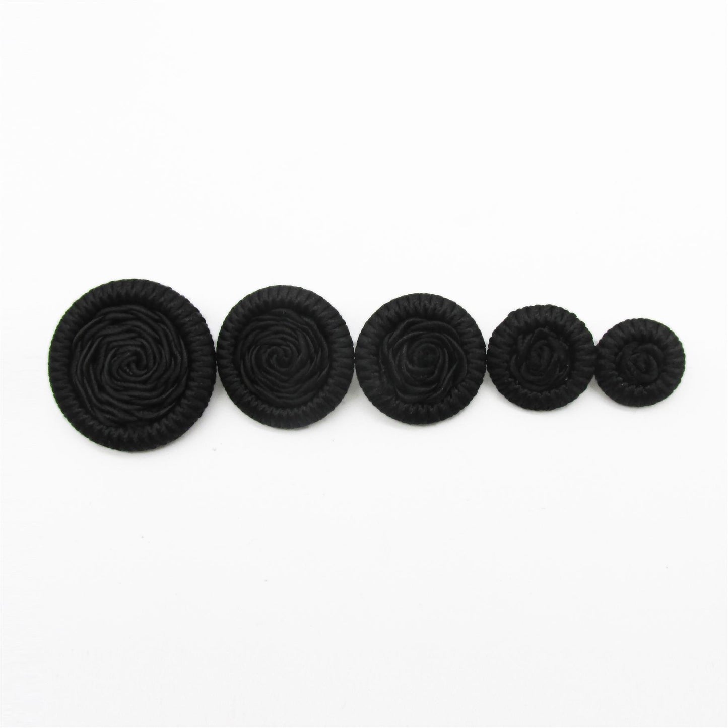 Corded Button with Curled Centre - 4361