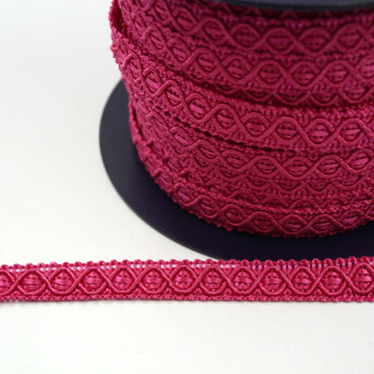 Gimp Braid with Criss Cross Design 12mm x 1m - 7980