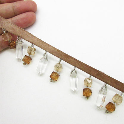 Beaded Fringe - 25mm - by the metre - 9248