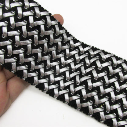 Pvc Woven Through Elastic - 70mm - by the metre - 9808